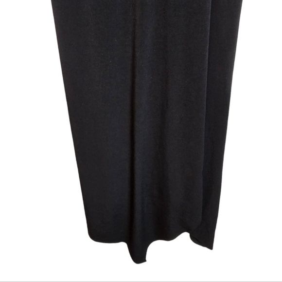 $5 Labelle Womens Beaded Asymmetrical Fitted Top Sheath Dress Black Medium - Picture 4 of 11